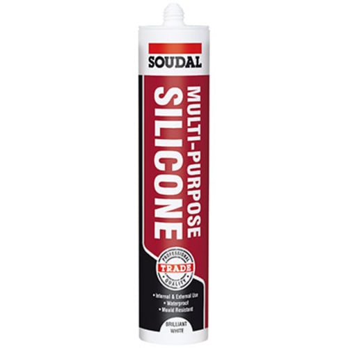 Soudal 270ml MultiPurpose Sil White UK - 121643