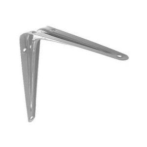 Perry 250mm 10 x 8 No.240 London Shelf Brackets White - 240-0250WH