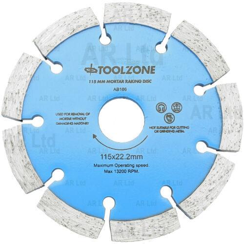 Toolzone 8mm Diamond Mortar Raking Disc - AB166