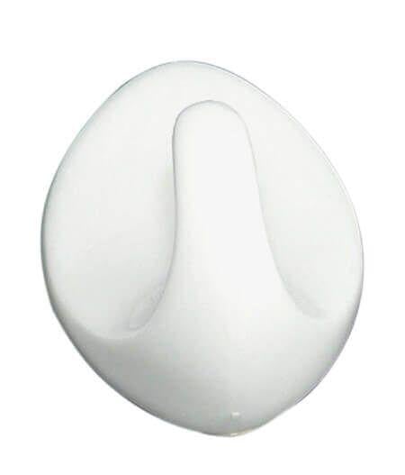 Marksman 100 pcs Self Adhesive Hook Large Oval white-62094