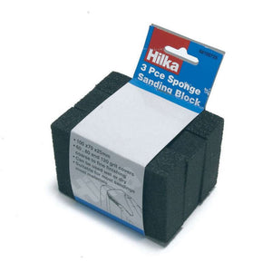 Hilka 3 pce Sponge Sanding Blocks - 68100725