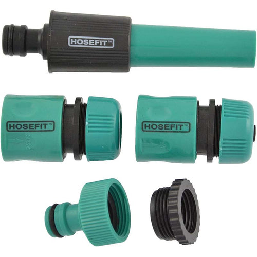 Greenjem Hosefit 5 Piece Hose Nozzle Set-HF1