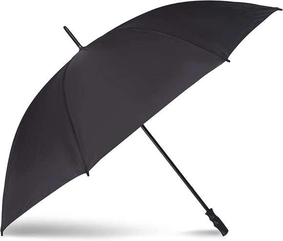 Ashley Summers Golf Umbrella Large Wind Resistant FibreLight Black - UM-0580