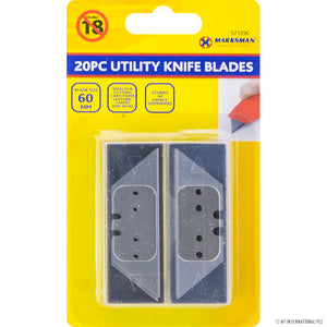 Marksman 20pc Utility Knife Blades - 57129