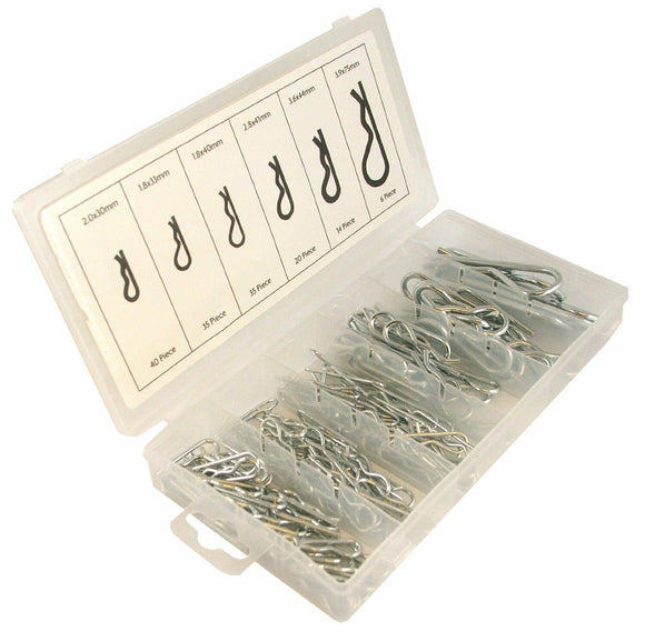 Toolzone 150pc Hair Pin/ R Clip Assortment - HW174