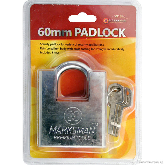 Marksman 60mm Half Wrapped Beam Padlock - 59189