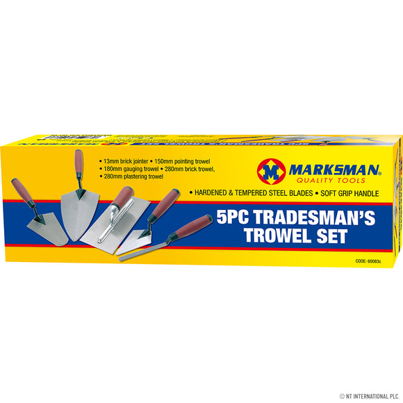 Marksman 5pc Tradesman Trowel Set - 60083