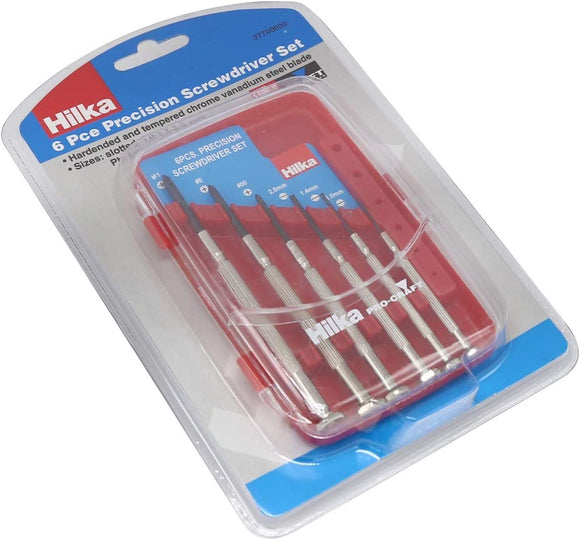 Hilka 6 pce Precision Screwdriver Set - 37700600