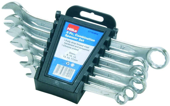 Hilka 6 pce Combination Spanner Set Metric-17161002