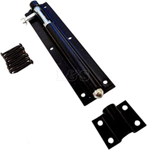 Parry 200mm 8" Enclosed Tower Bolts Black - 923APP0200BK