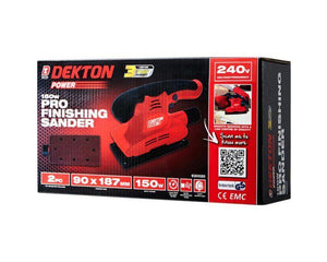 Dekton power 150 W Pro finishing Sander 2Pcs - 630020