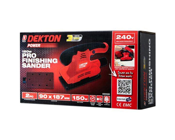 Dekton power 150 W Pro finishing Sander 2Pcs - 630020