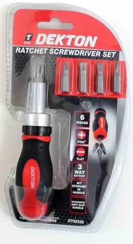 Dekton Ratchet Screw Driver Set