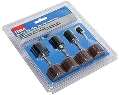 Hilka 20 pce Sanding & Drum Kit Set-68802000