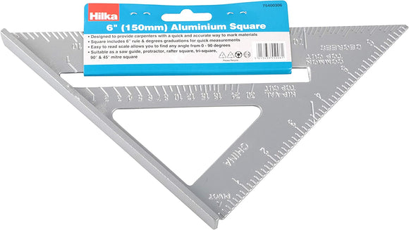 Hilka 6 (150mm) Aluminium Square - 75400306