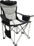 Cross Country X-Large Deluxe Camping Chair - Black/Grey, Blue/Grey - CC-50200