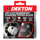 Dekton Dry Cut Segmented Diamond Tipped Blade -80450