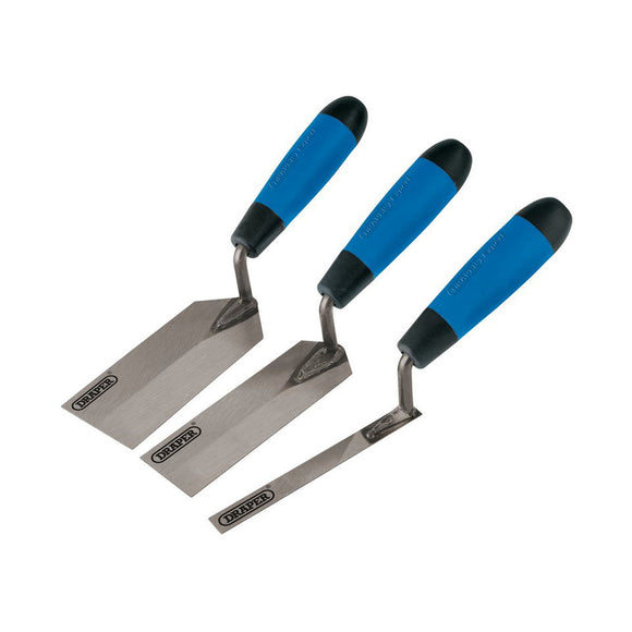 Draper Edging Trowel Kit - S/ Grip 3pc - 81263