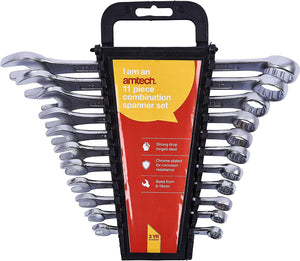 Amtech 11pc Combination Spanner Set with Rack - K0425