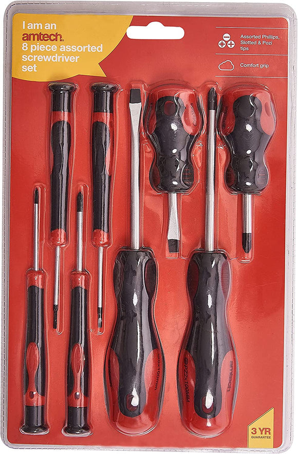 Amtech 8pc SCREWDRIVER SET - L0810