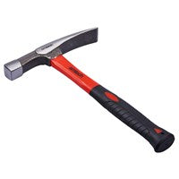 Brick hammer with fibreglass handle A1825