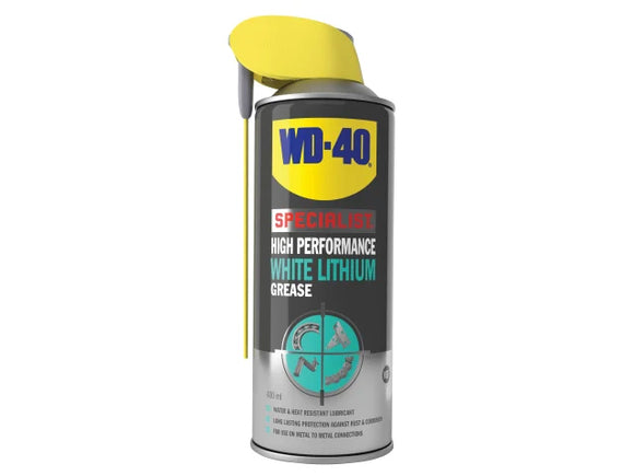 WD-40 Specialist High Performance White Lithium Grease Smart Straw 400ml - 44391