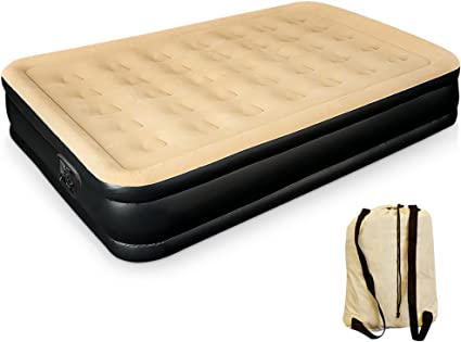 Cross Country High Raised Double Air Bed/built-in pump 220-240V(Double)-CC-14042