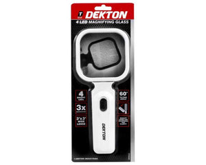 Dekton 4 LED Magnifying Glass-60260