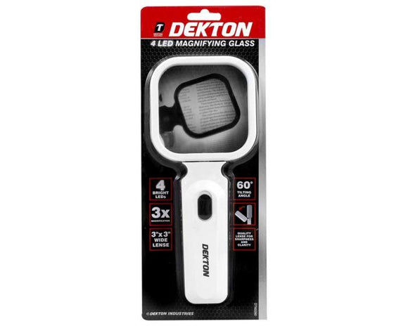 Dekton 4 LED Magnifying Glass-60260