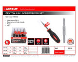 Dekton 6 in 1 Screwdriver Set 65222