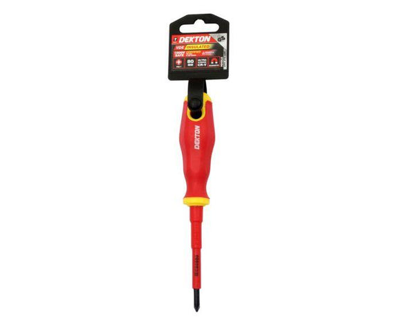 Dekton PZ1 x 80mm VDE Insulated Screwdriver - 65494