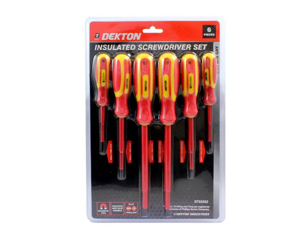 Dekton 6pc Insulated Screwdriver Set-65503