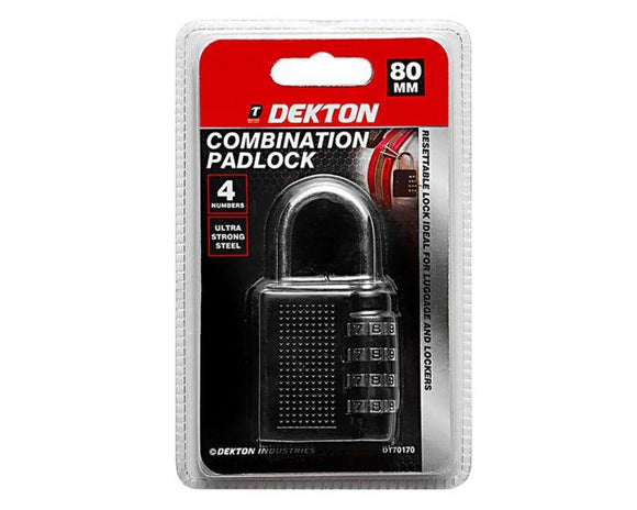 Dekton Combination Padlock - 70170