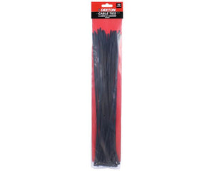Dekton 30pcs 4.8mm x 370mm Black Cable Ties-70476