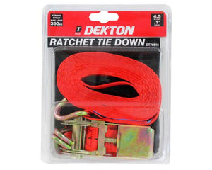 Dekton Ratchet Tie Down 1" x 4.5m-70615