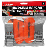Dekton 2pc 25mm x 1.8M Cam Buckle Straps-70628