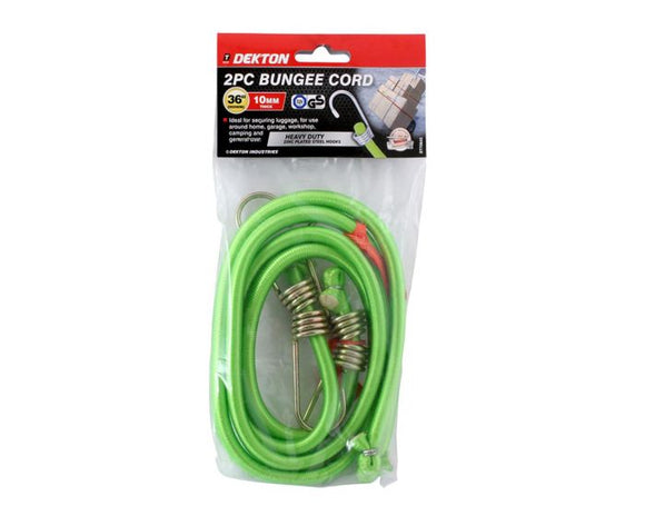 Dekton 2pc 36 x 10mm  Heavy Duty Bungee Cord-70642