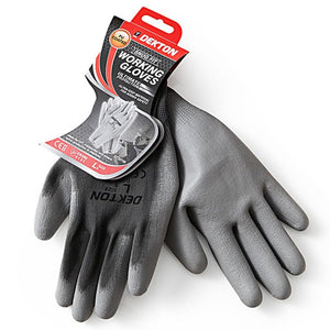 DEKTON SIZE 9/L SNUG FIT PU COATED WORKING GLOVES - 70728