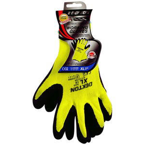 DEKTON SIZE 10/XL PREMIUM ULTIMATE COMFORT LATEX FOAM WORKING GLOVES - 70766