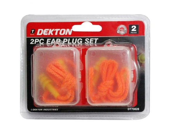 Dekton 2pc Ear Plug Set - 70828