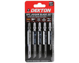 Dekton 5pc Jigsaw Blade Set Bosch/Dewalt and Hitachi - 80910