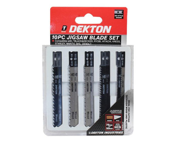 Dekton 10pc Jigsaw Blade set-80920