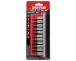 Dekton 11Pc 1/2" & 3/8" Bit Socket Set-85140