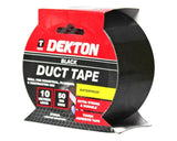 Dekton 50mm x 10M Black Cloth Duct Tape - 90864