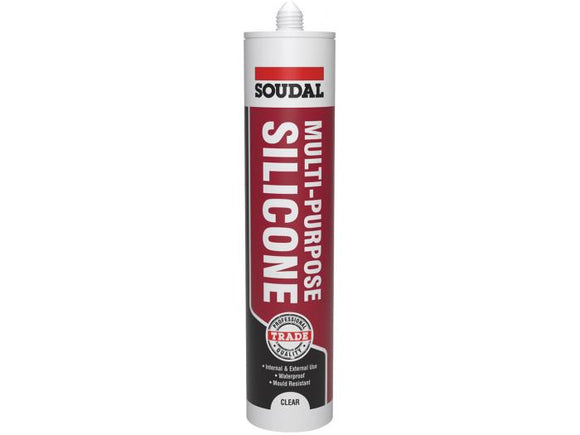 Soudal 270ml MultiPurpose Sil Clear UK - 121644