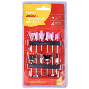 Amtech 12 pc Polish Tool Set-E1875