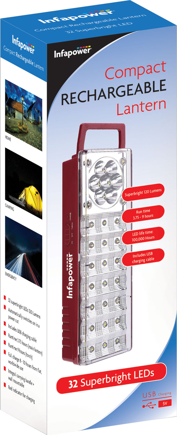 Infapower Compact Rechargeable Lantern-F058