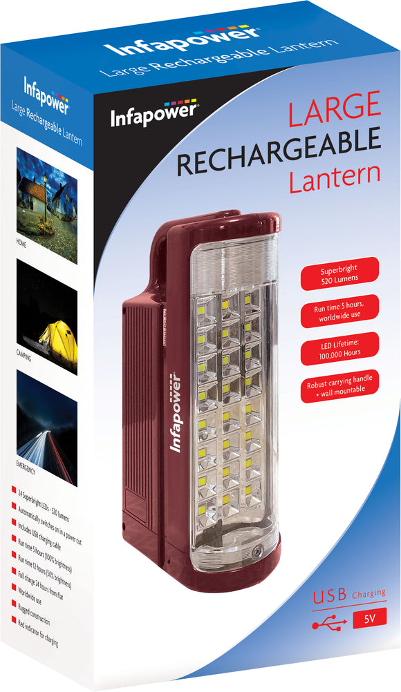 Infapower Large Rechargeable Lantern - F059