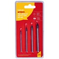 Amtech 4 Piece glass and mirror drill bit set F0970