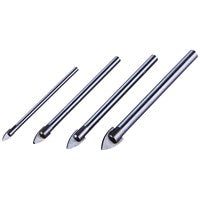 Amtech 4 Piece glass and mirror drill bit set F0970